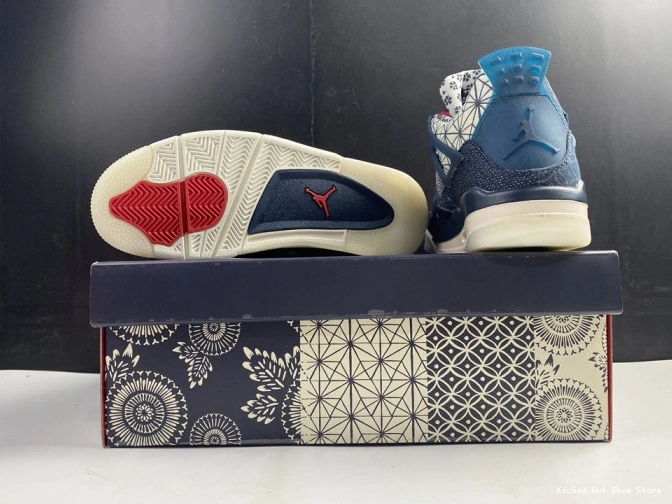 Kicked Out Shoe Store 4 Retro CW0898-400 SE Sashiko Air Jordan 0705